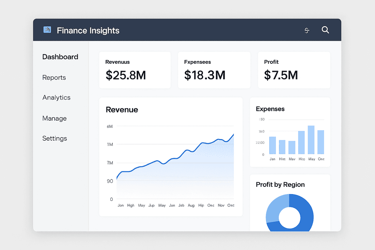 Finance Insights — Enterprise Dashboard
